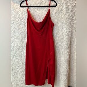 Elegant Red Women's Dress